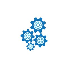 Gear logo template vector icon