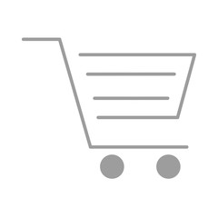 shopping cart commerce isolated icon