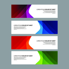Vector Abstract design banner web template