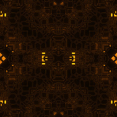 yellow matrix background