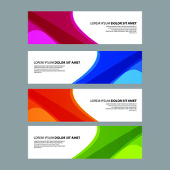 Vector Abstract design banner web template