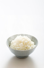 新米の炊き立て御飯