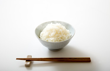 新米の炊き立て御飯