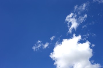 blue sky with clouds