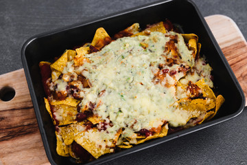 vegan nachos recipes with corn chips beans and guacamole