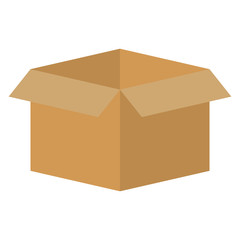 carton box packing isolated icon
