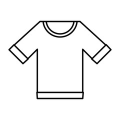 male shirt clothes isolated icon