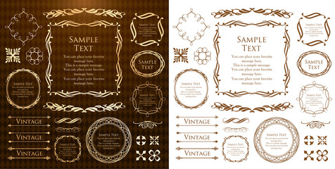 高級感のあるフレームデザイン