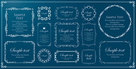 高級感のあるフレームデザイン