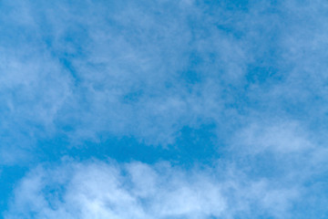 Fototapeta na wymiar White cloud and blue sky background