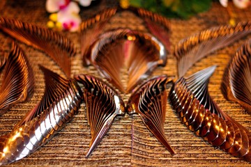 Close up spoon arrange 