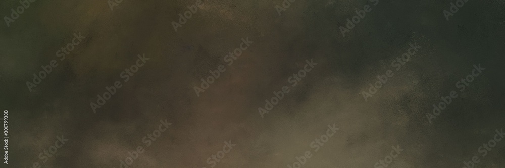 Fototapete abstract painting background texture with dark slate gray, pastel brown and dark olive green colors 