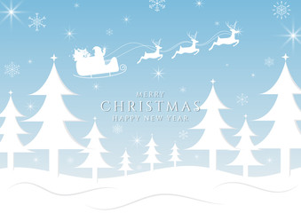 Christmas background white and clean design gift from santa snowflake shine light