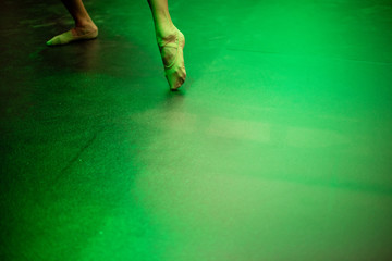 Ballet dancer performing on stage