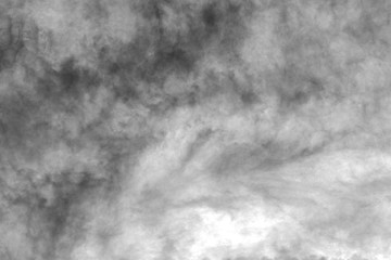 black cloud textured and sky isolated on white background