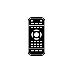 TV remote control icon on a white background.