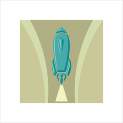 Rocket Icon, Start Up Design