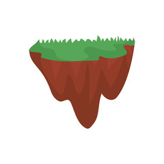 shrubs and leaves on white background