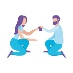 eco friendly scene and people with garden tools