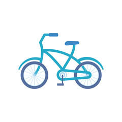 bicycle vehicle on white background