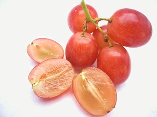 red apples isolated on white background