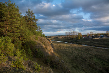 road in the countryside