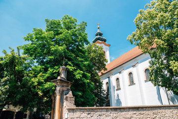 Orthodox Church at Szentendre medieval old town in Hungary
