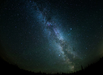 天の川　Milky Way taken at Canada 