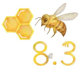ミツバチ　ハチミツ　ハチミツの日