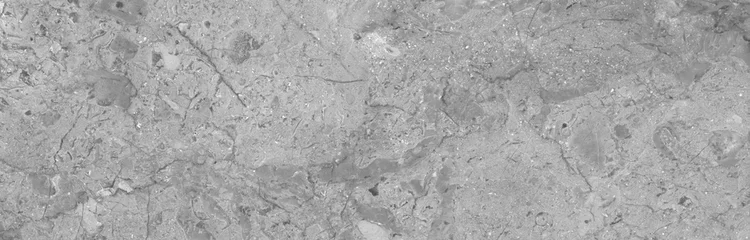 Keuken spatwand met foto Grijze marmeren textuur achtergrond, natuurlijke breccia marmeren tegels voor keramische wandtegels en vloertegels, marmeren steen textuur voor digitale wandtegels, rustieke ruwe marmeren textuur, mat graniet. © Stacey Xura