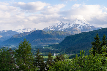 Obraz premium panoramic view of the alps