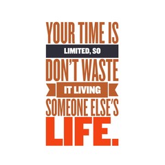 inspiration quote on paper