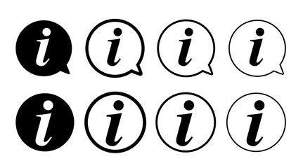 インフォメーション アイコンセット 