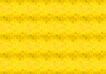 背景：市松模様 シンプル 金 ゴールド