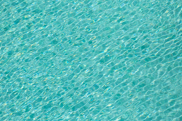 Shine wave reflection in the blue pool