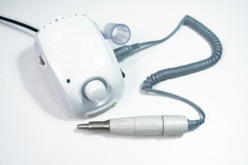 Apparatus for manicure and pedicure, for nails.