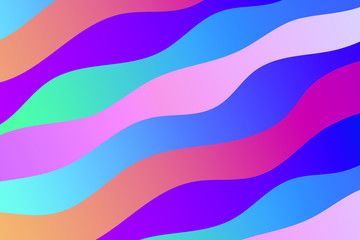 Colorful background with curved lines. Pattern design for banner, poster, flyer, card, cover, brochure