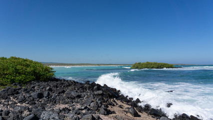 Sea, beach and blue sky