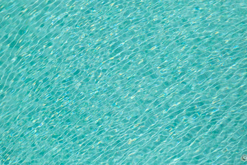 Shine wave reflection in the blue pool