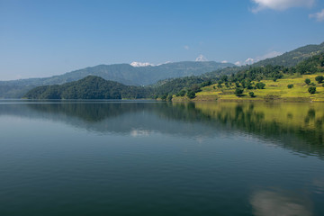 Naklejka premium Begnas lake
