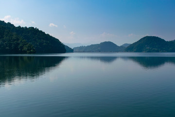 Fototapeta na wymiar Begnas lake in Pokhara