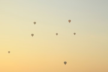 Ballon view in Bagan 