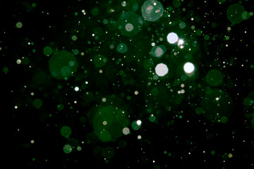 Abstract blur green bokeh