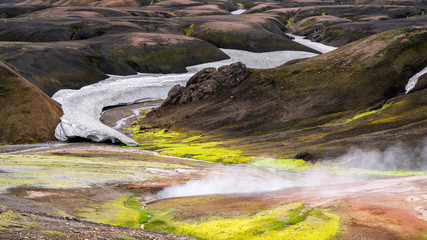 Stórihver, Laugavegur trail, Landmannalaugar to Hrafntinnusker, Iceland