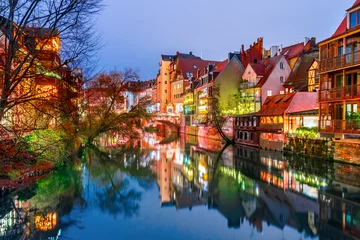 Nürnberg und Pegnitz Altbayern, Deutschland © ecstk22