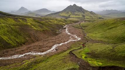 Grashagakv&iacute;sl, Laugavegur trail, Hrafntinnusker to &Aacute;lftavatn, Iceland