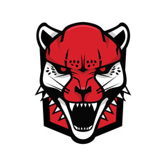 Cheetah E-Sport Logo Vector Idea