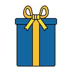 gift box present isolated icon