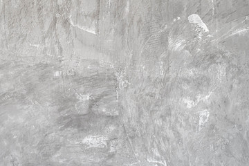 Abstract gray paint with brush and cement wall texture background