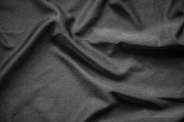 Black cloth texture and background